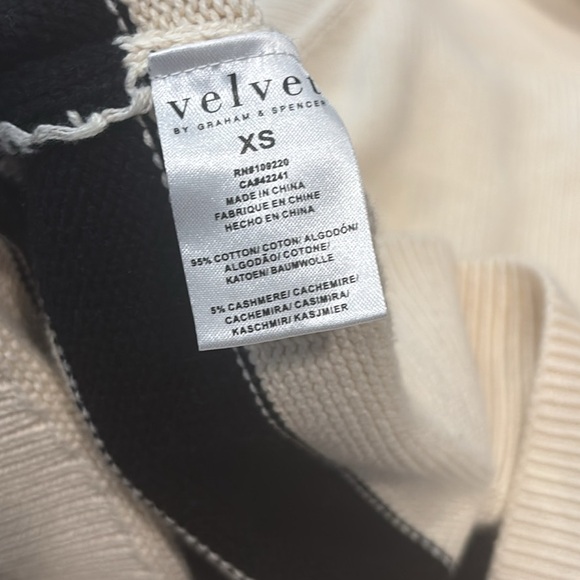 VELVET black stripe polo sweater - Picture 9 of 9